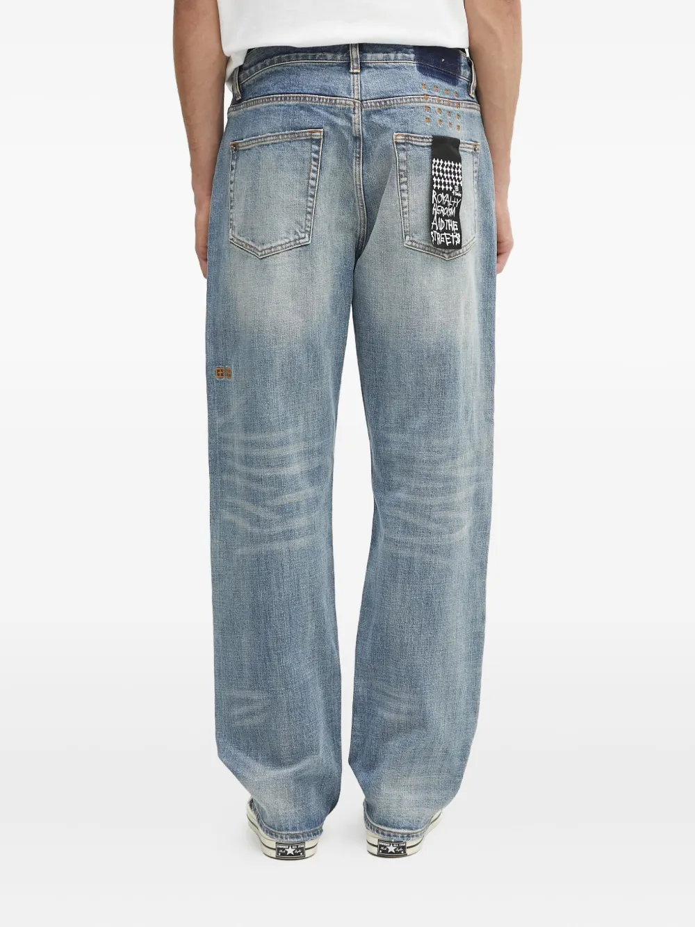 Ksubi Jeans met stiksel Blauw