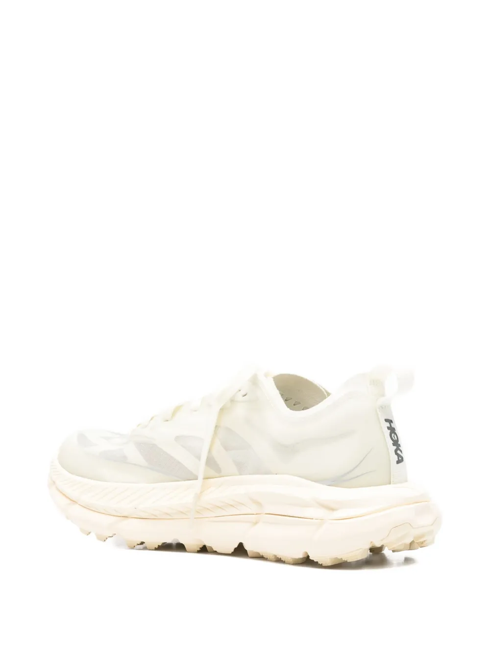 Hoka Lace-up Mesh Sneakers In Neutral