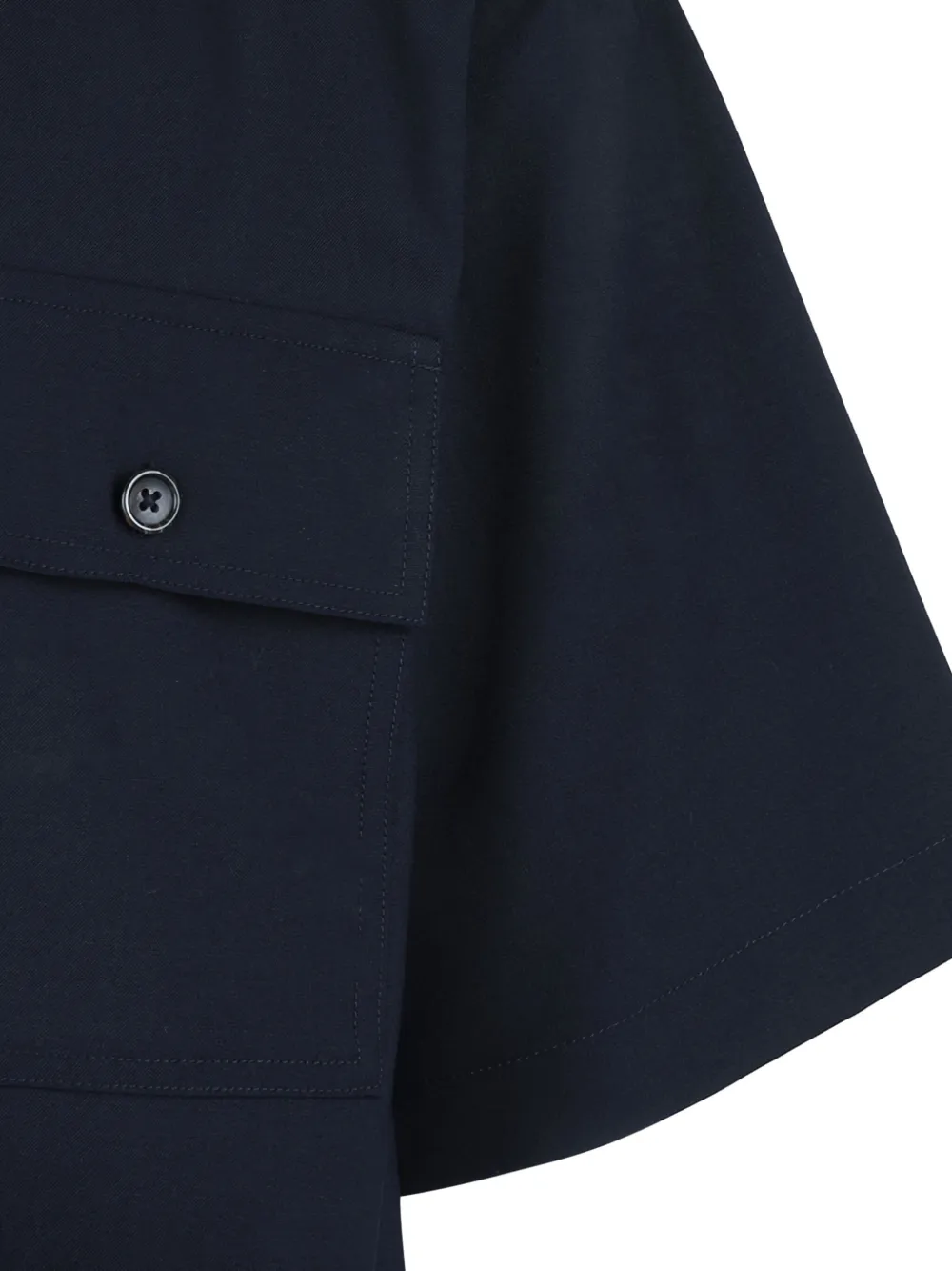 Nine In The Morning Overhemd met korte mouwen en zak Blauw