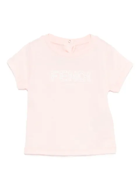 Fendi Kids logo-detail t-shirt