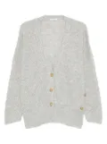 Haikure ribbed buttoned cardigan - Grey
