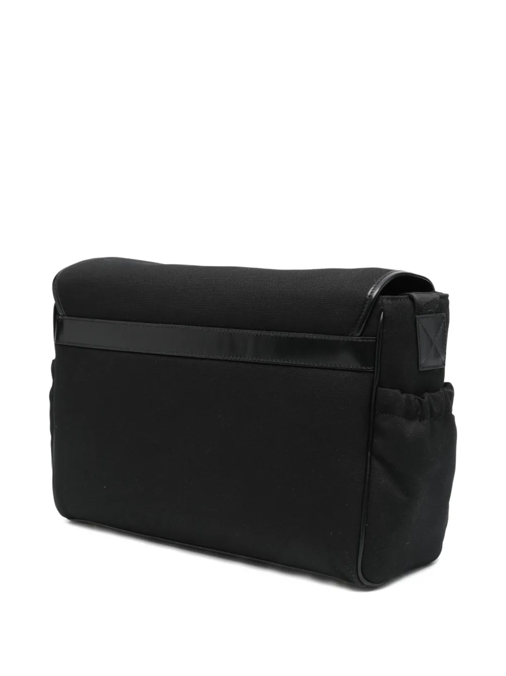 Balmain Kids logo-embroidered changing bag Zwart