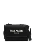 Balmain Kids logo-embroidered changing bag - Black