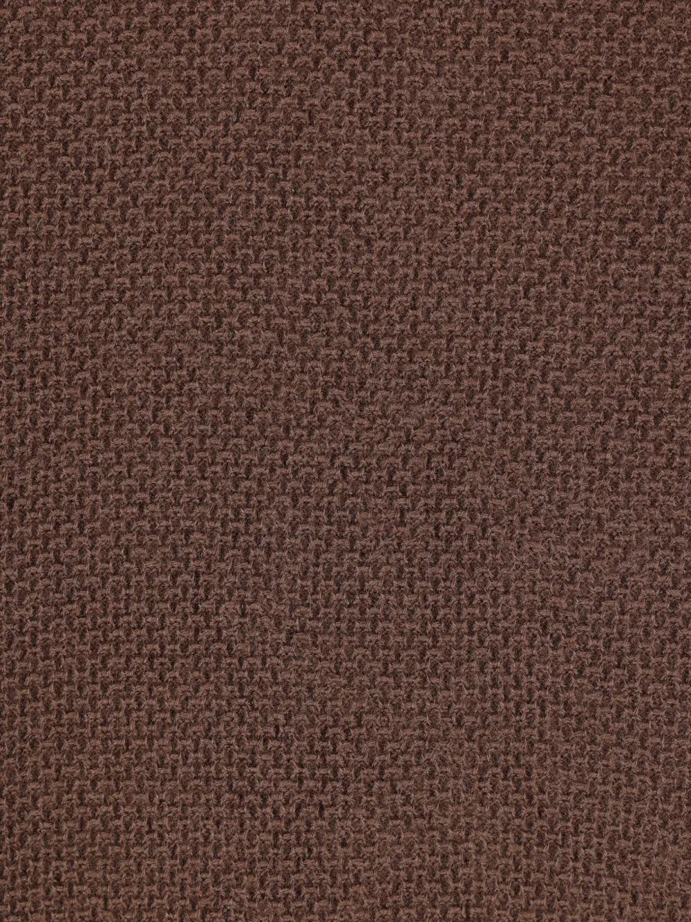 Zegna Trui met open kraag Bruin