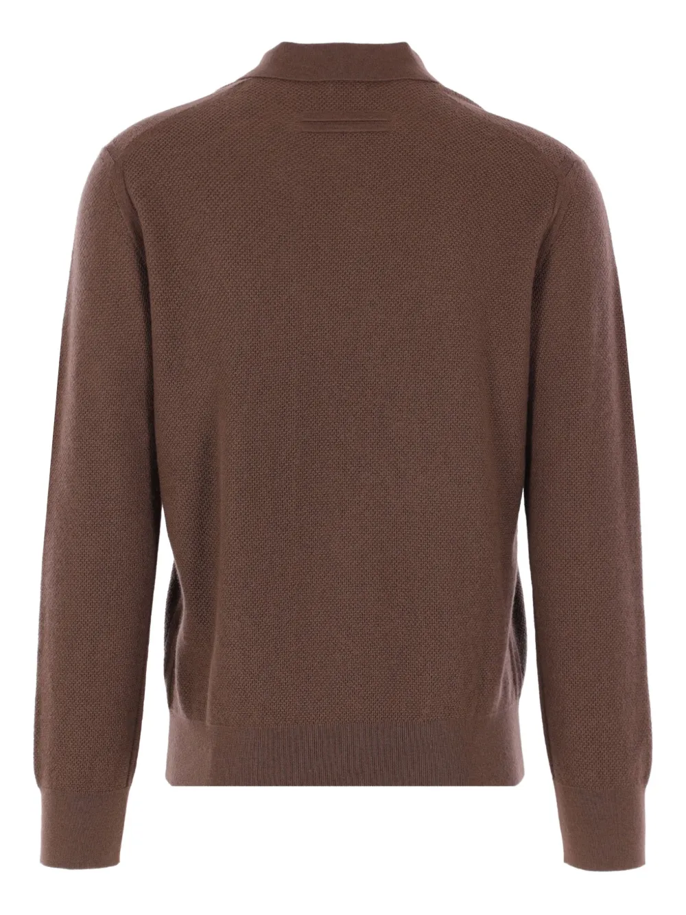 Zegna open-collar sweater | Knitted Sweaters | Image 2