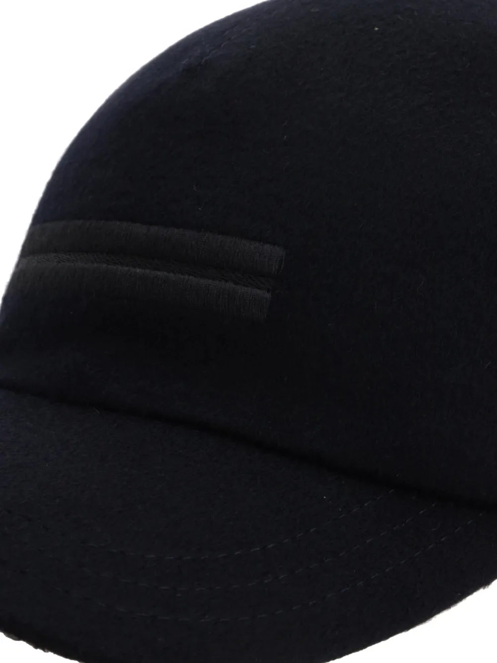 Zegna Honkbalpet met dubbele streep Blauw