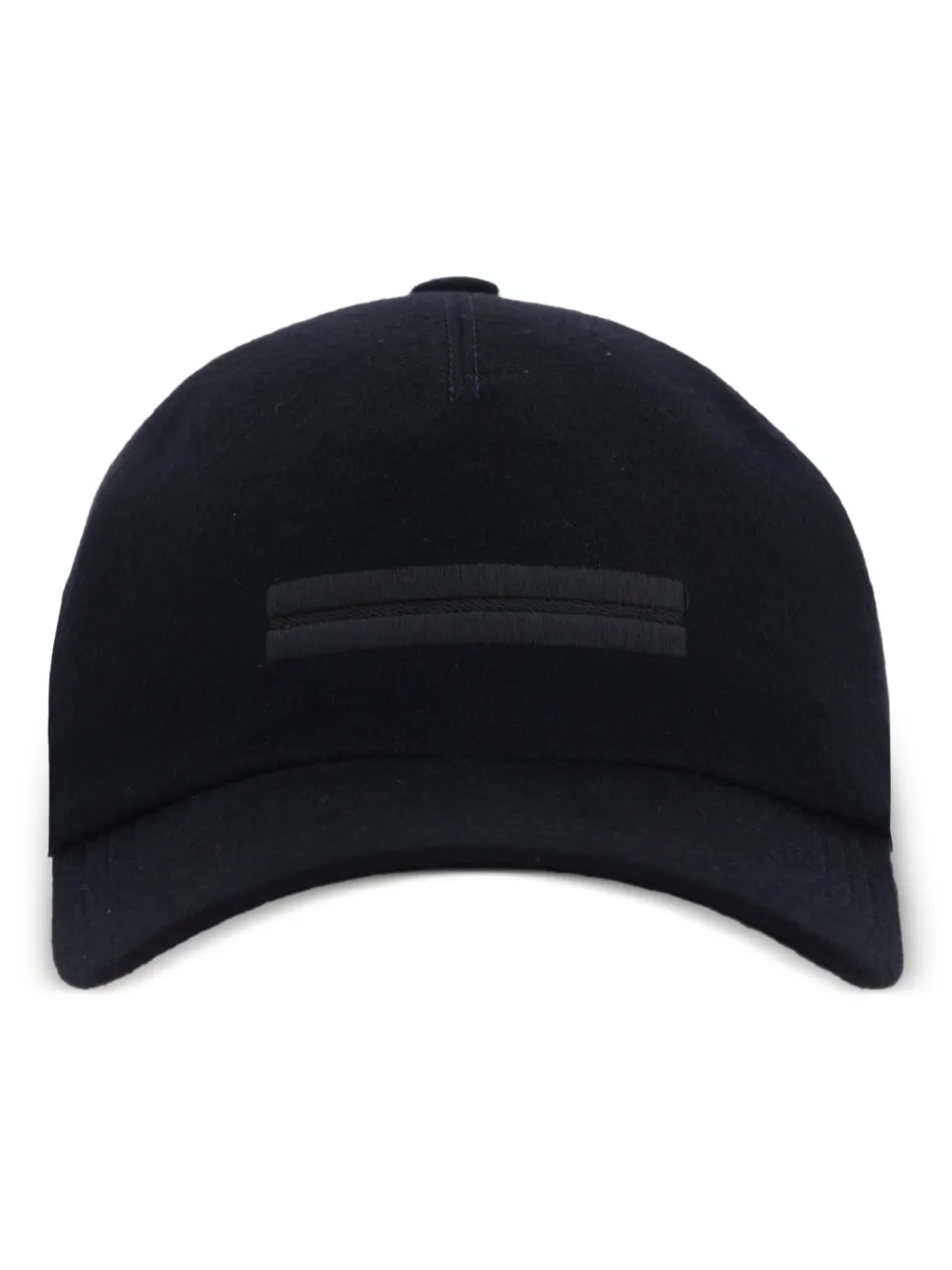 Zegna Honkbalpet met dubbele streep Blauw