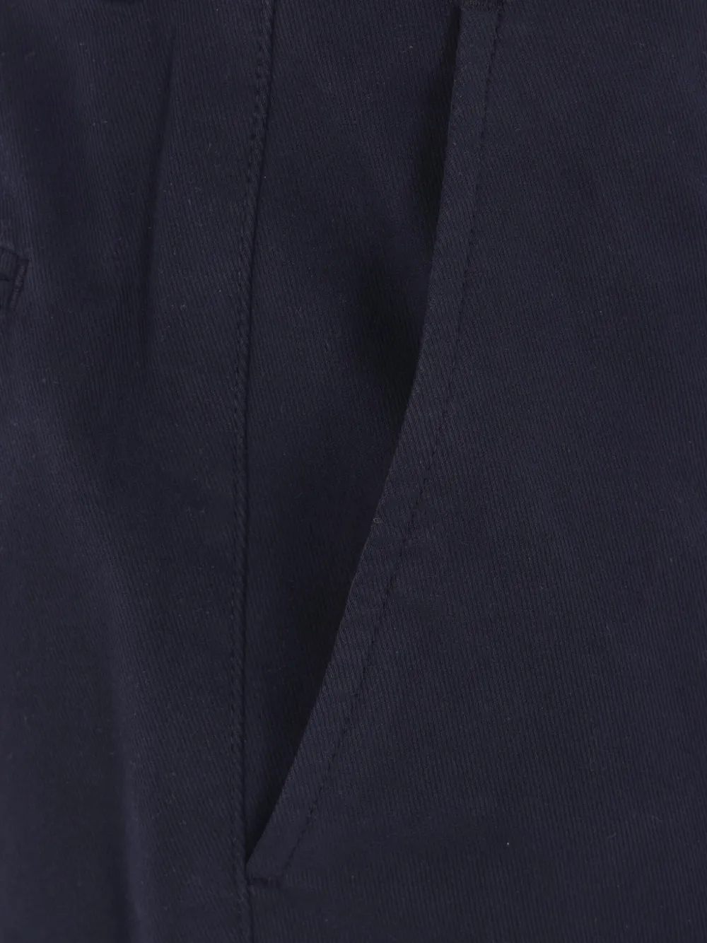 Zegna Pantalone In Gabardine In Blue