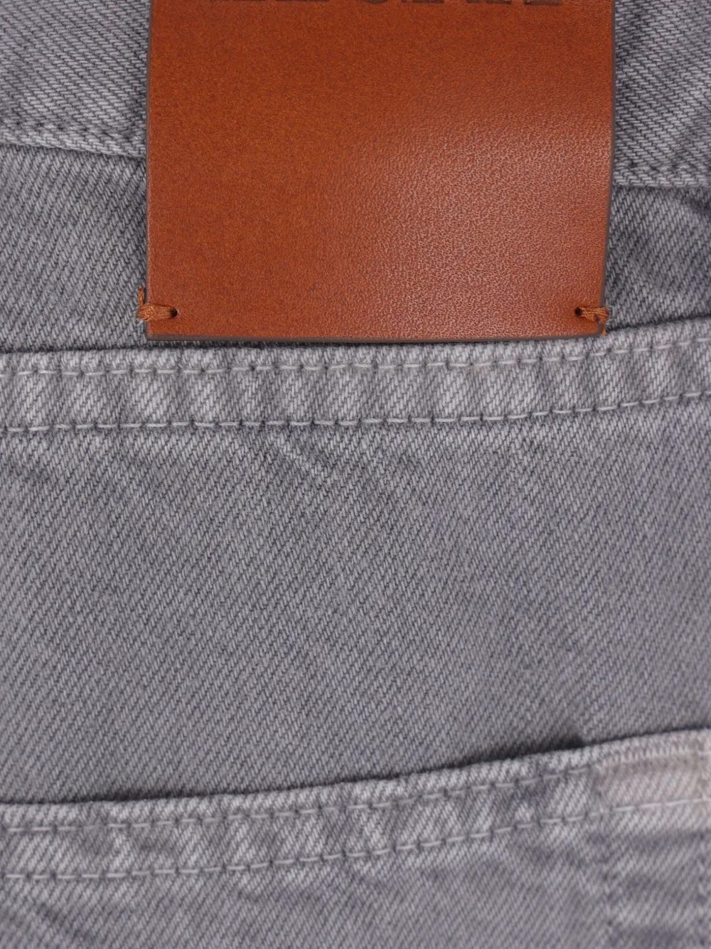 Zegna Broek met vijf zakken en logo-label Grijs