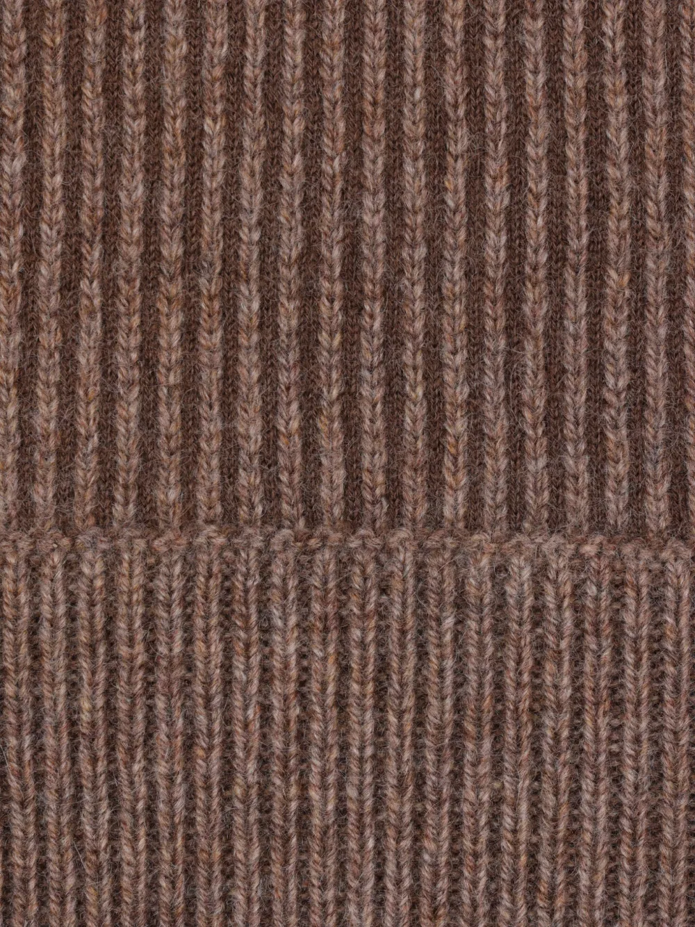 Zegna Geribbelde coltrui Bruin