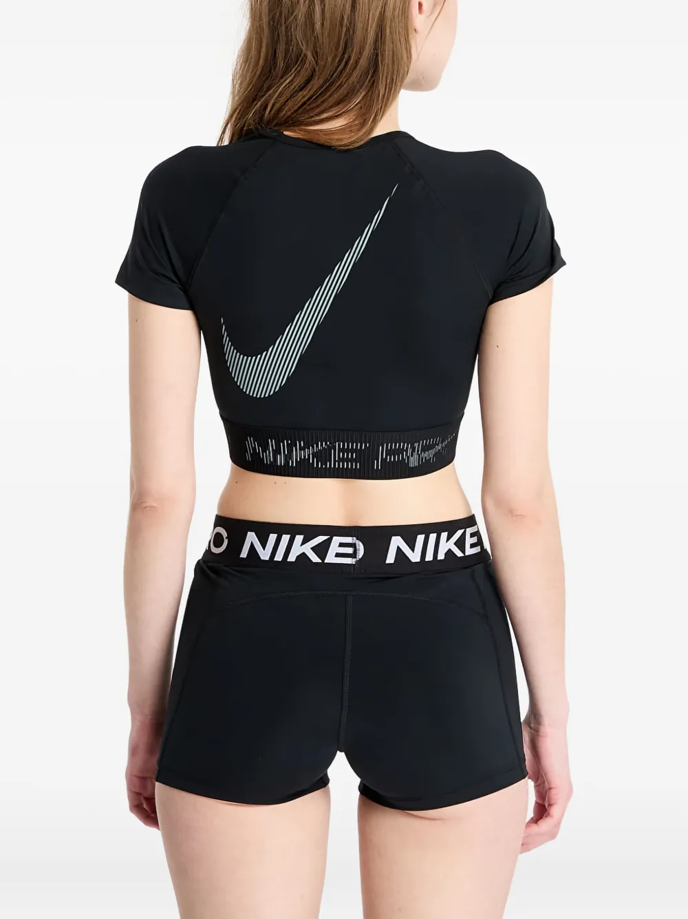 Nike Pro T-shirt met korte mouwen Zwart