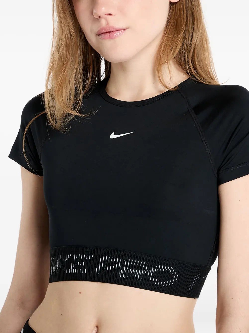 Nike Pro T-shirt met korte mouwen Zwart