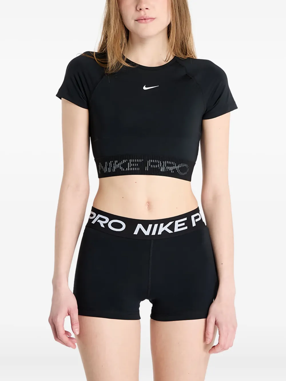 Nike Pro T-shirt met korte mouwen Zwart