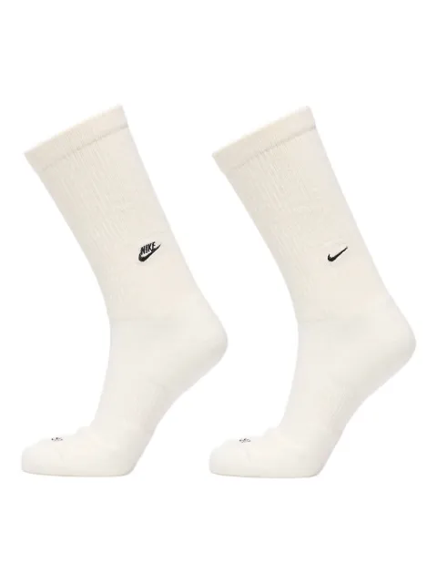 Nike cushioned logo-embroidered socks (pack of two)