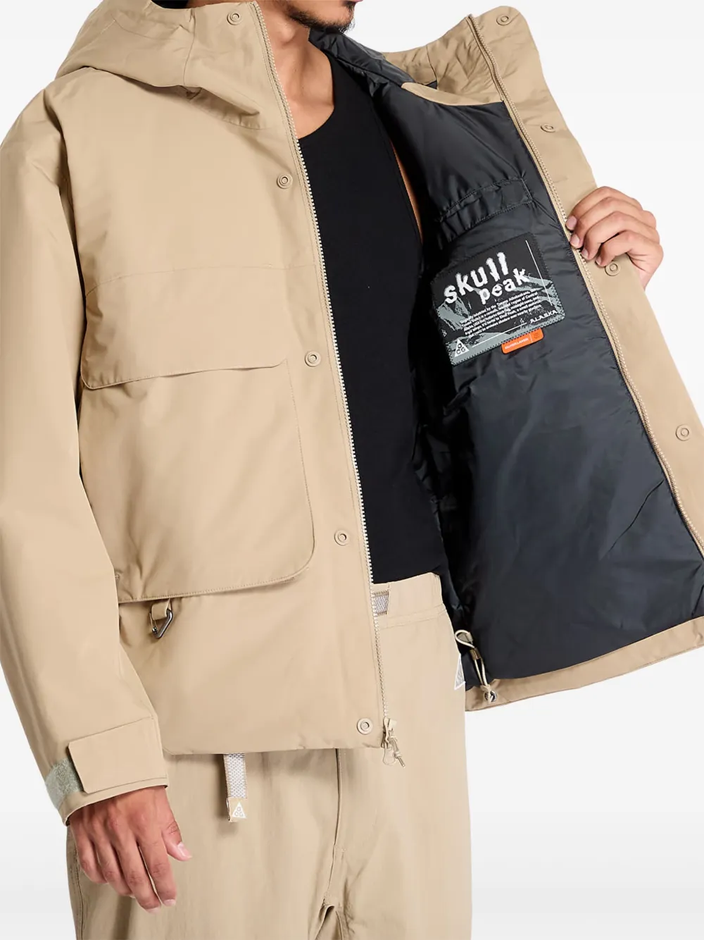 Nike ACG PrimaLoft 'Skull Peak' hooded flap-pocket jacket Bruin