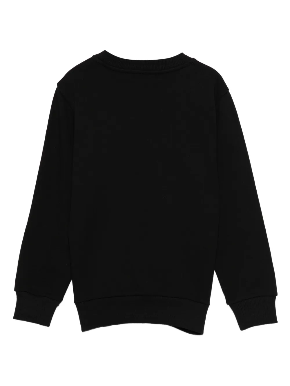 Balmain Kids lion-emblem sweatshirt Zwart