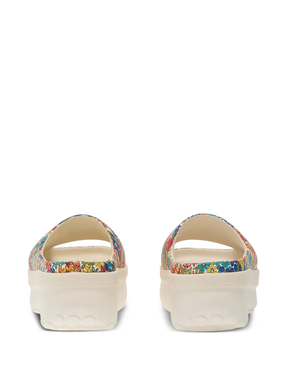 adidas x Liberty London Adifom slippers met bloemenprint Wit