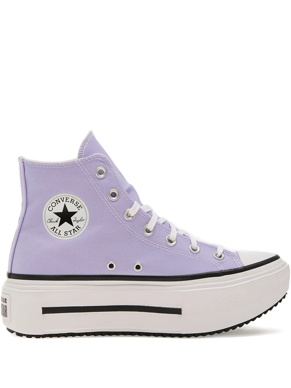 Converse All Star Lift Double Stack platform high-top sneakers Purple