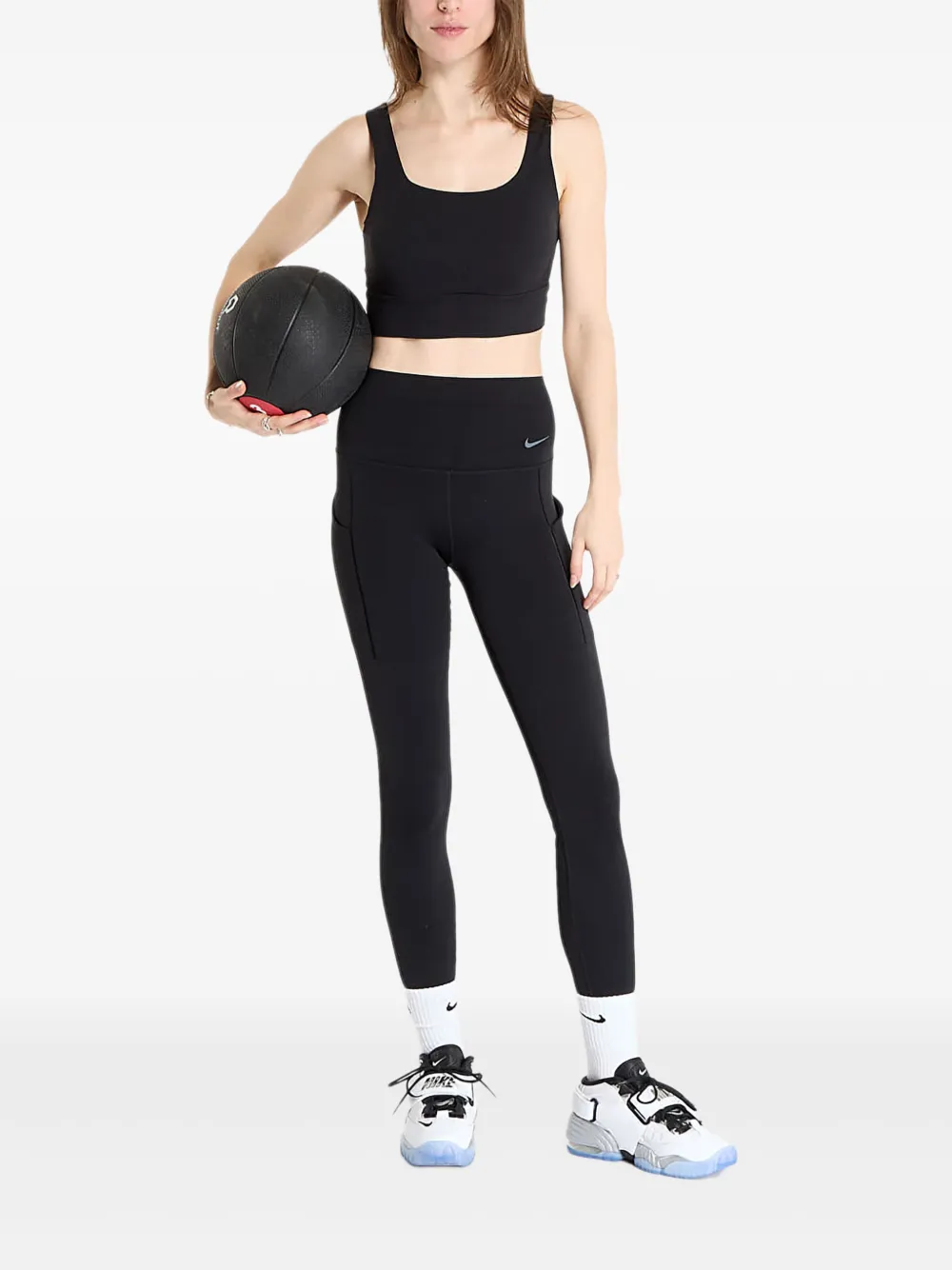 Nike Universal high waist performance legging - Zwart