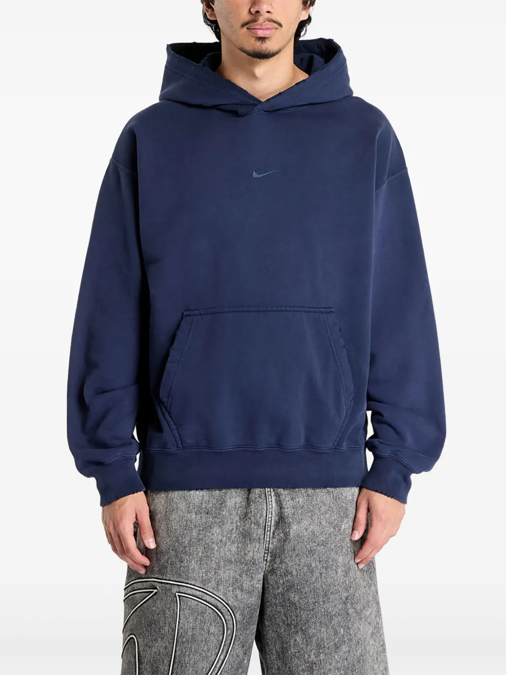 Nike Wolf Tree half-zip fleece sweatshirt 010 Black Anthracite Summit White