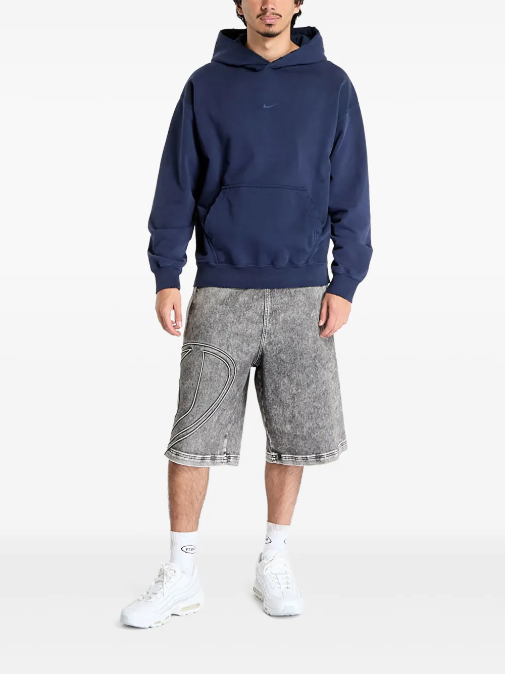 Nike Hoodie met logo Blauw