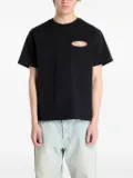 Awake NY oval-logo tee - Black