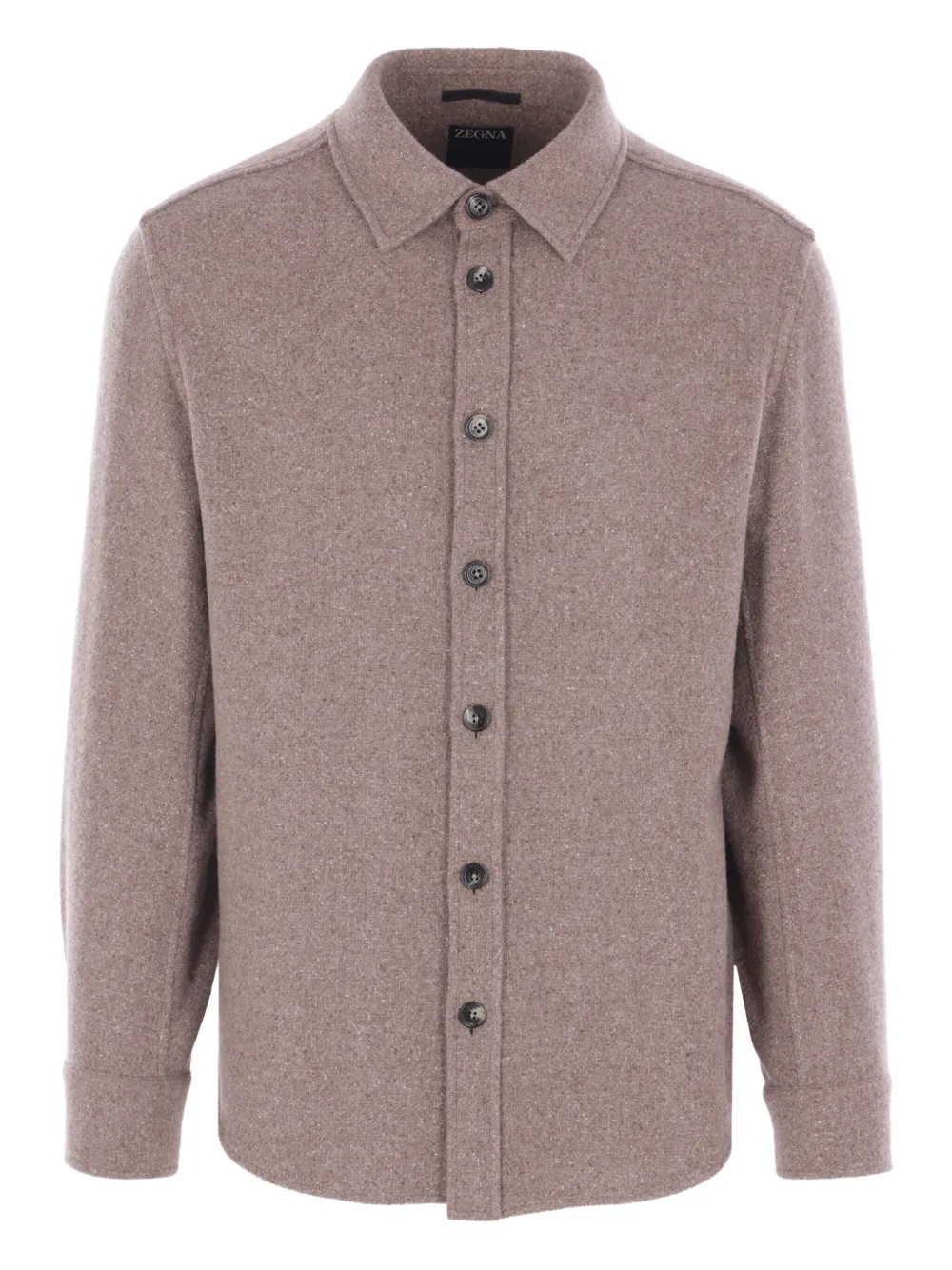 Zegna camisa con botones | marrón | Image 1
