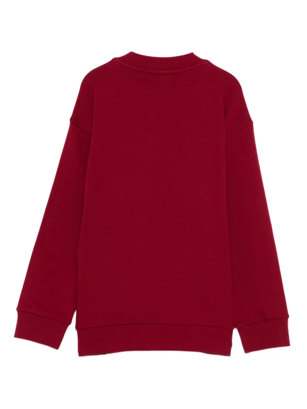 Fendi Kids プリント スウェットシャツ | レッド | FARFETCH JP