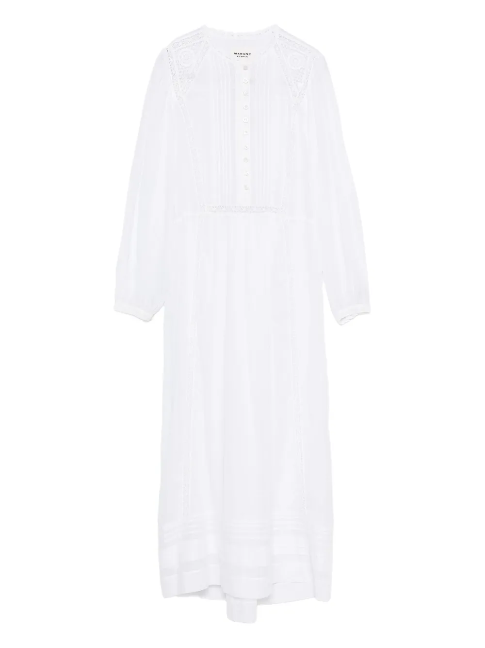 MARANT ÉTOILE long-sleeved dress | White | Image 1