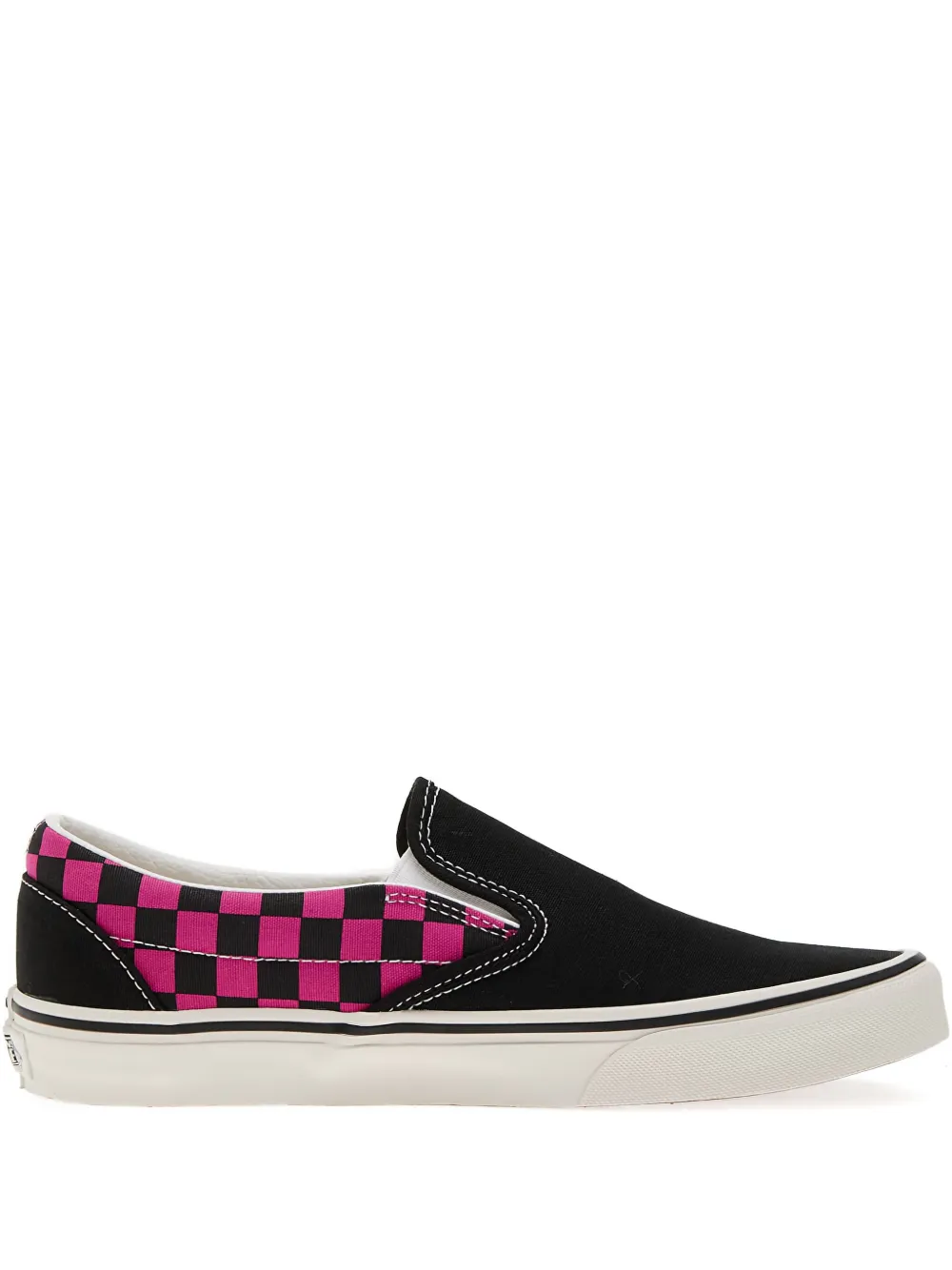 Vans checkerboard-pattern slip-on sneakers Black