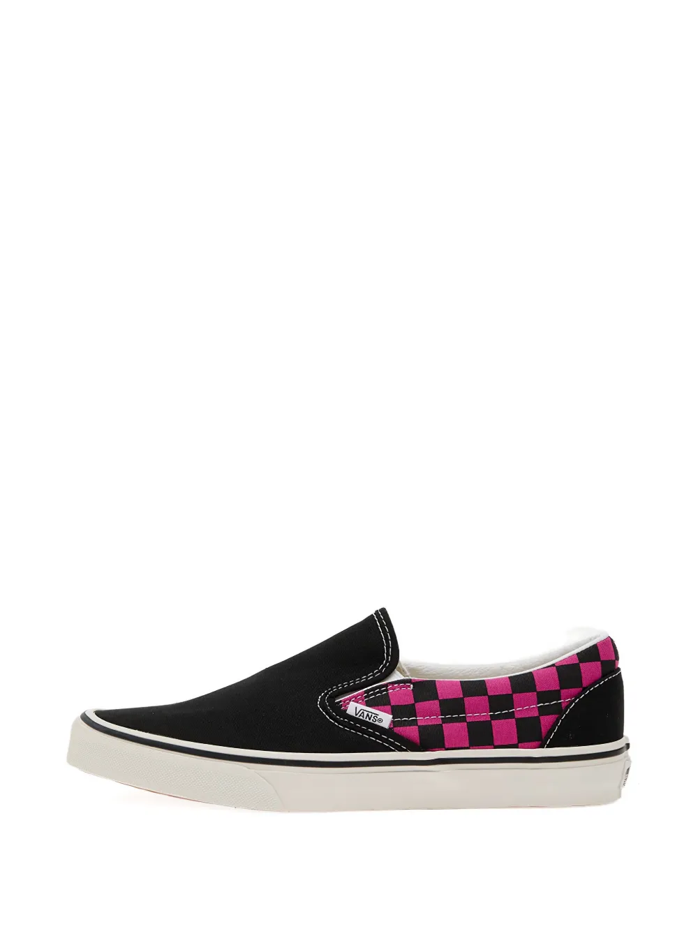 Vans checkerboard-pattern slip-on sneakers Black