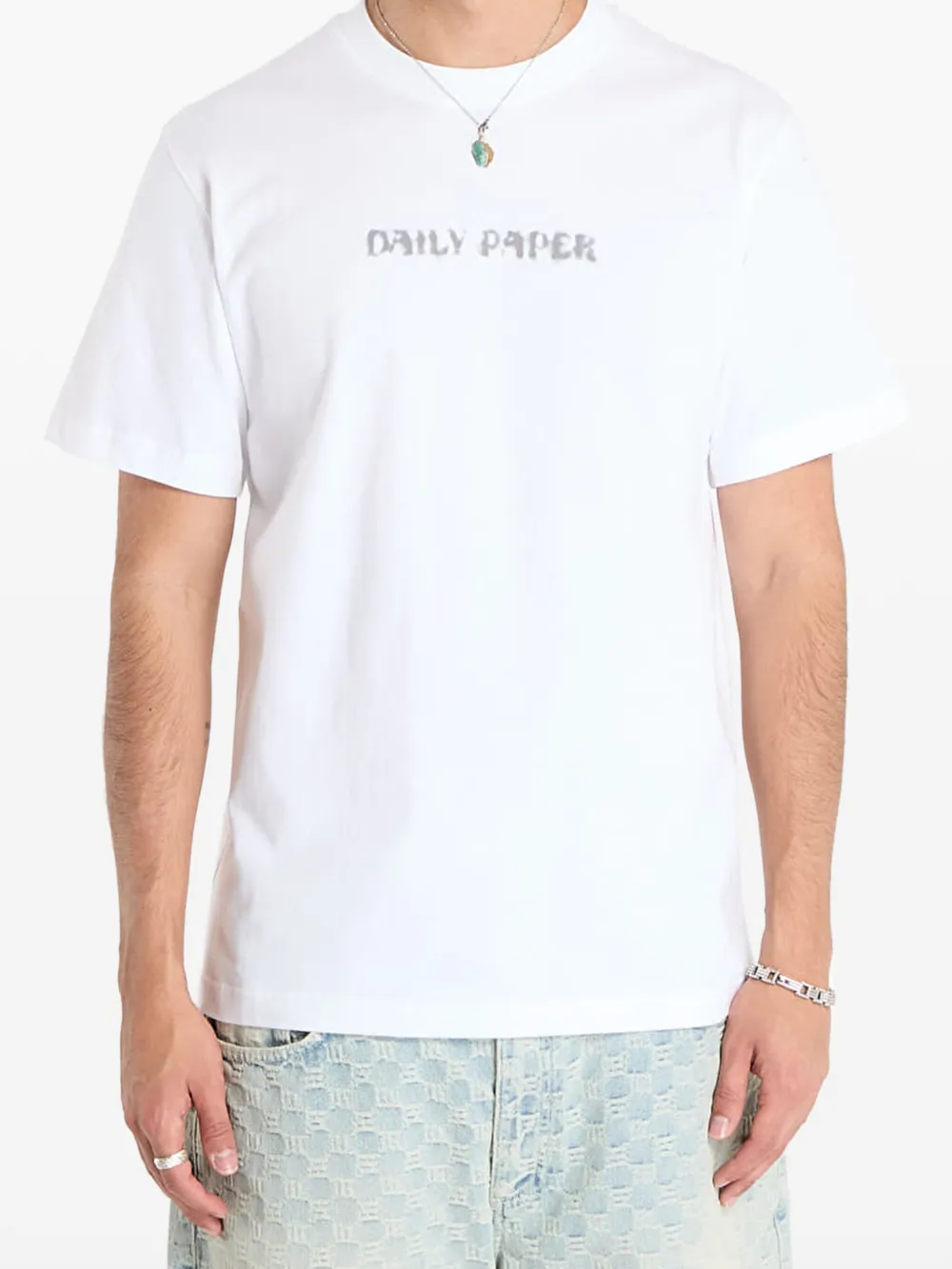Daily Paper Shield Focus T-shirt Wit