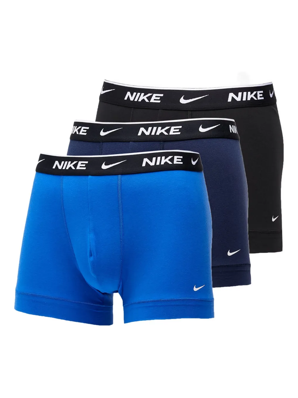 Nike Dri-Fit logo-waistband boxer trunk (pack of three) Zwart