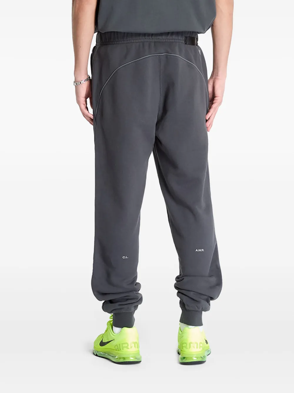Nike x Nocta CS fleece trainingsbroek met elastische cuffs Grijs