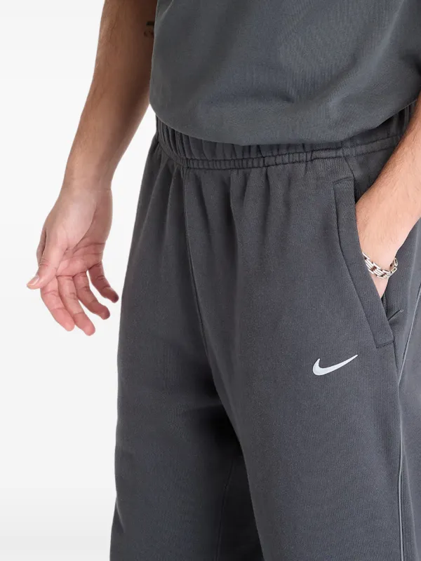 Nike x Nocta CS Fleece elastic-cuff Track Pants Grey FARFETCH NO