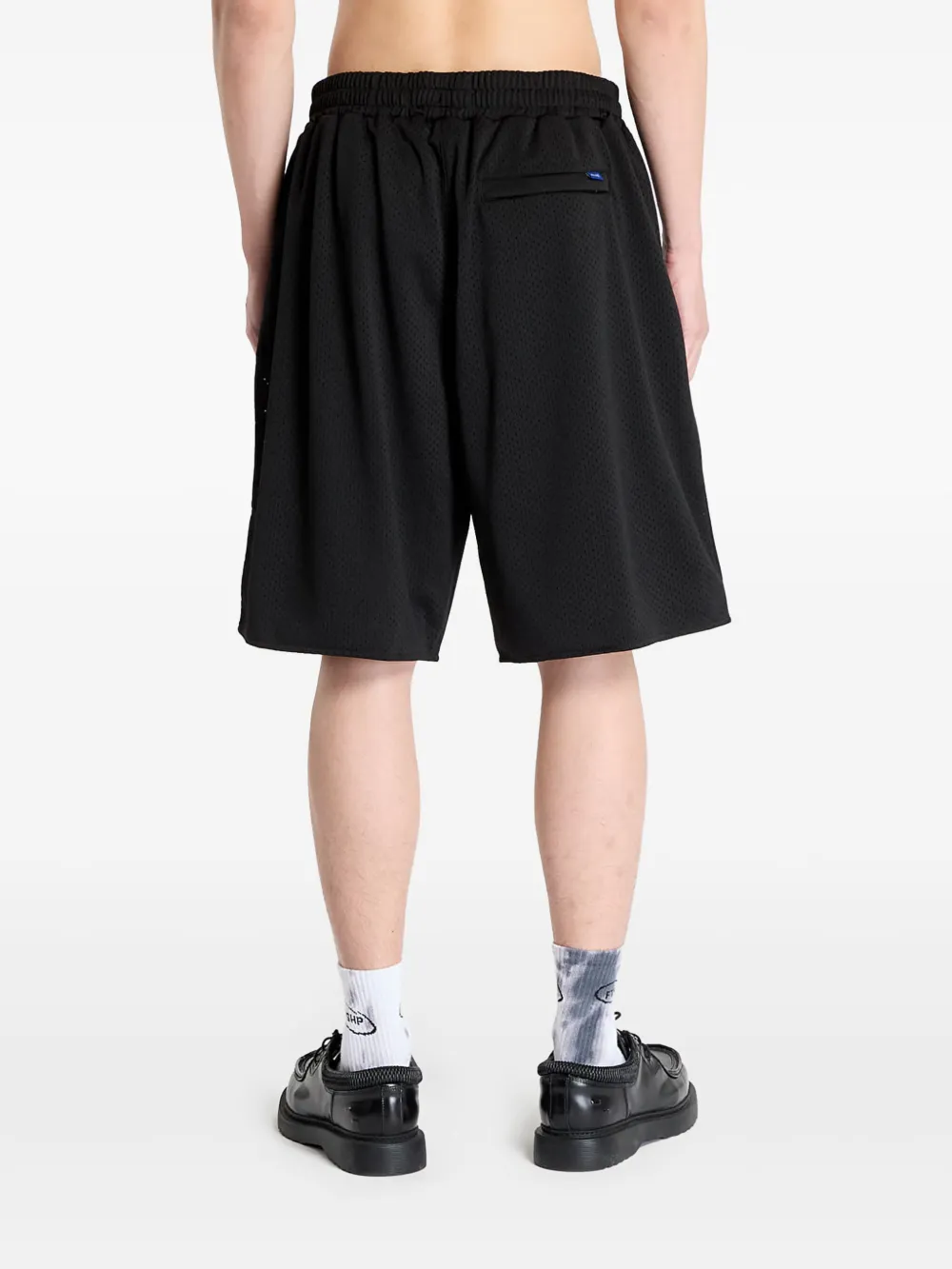 Awake NY mesh-panel basketball shorts Zwart