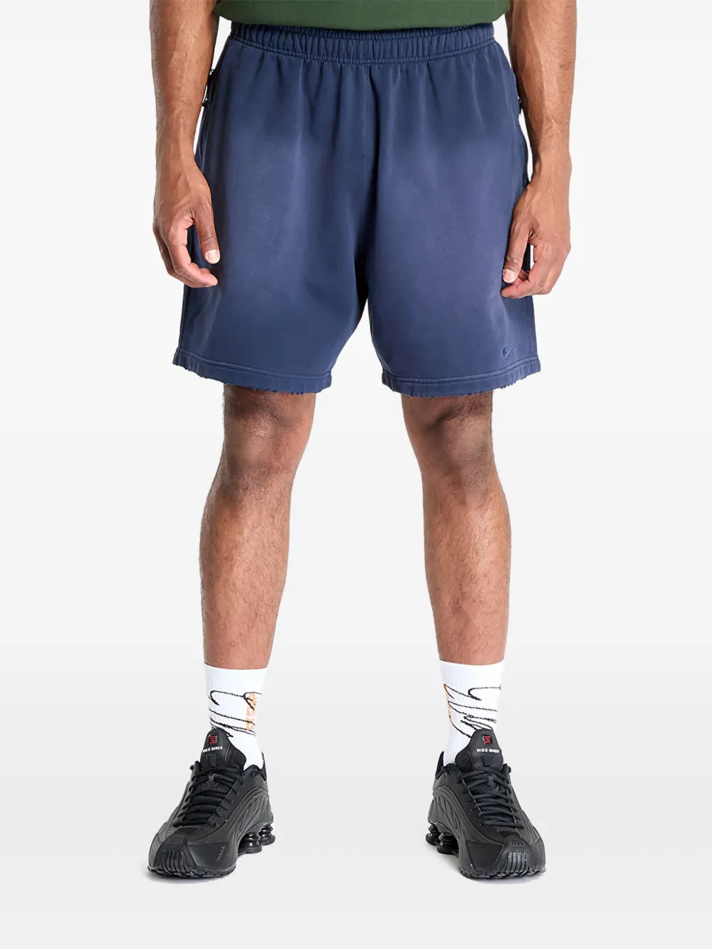 Nike Trainingsshorts met logo Blauw
