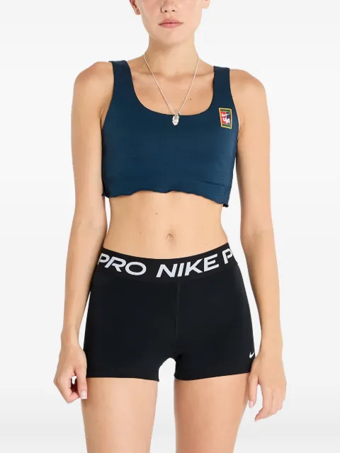 Nike  x YOON logo-patch cropped bra