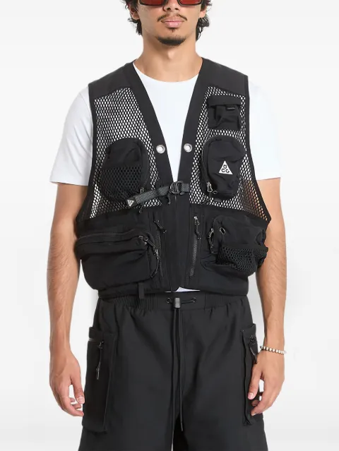 Nike ACG 버튼 메시 패널 멀티 포켓 베스트