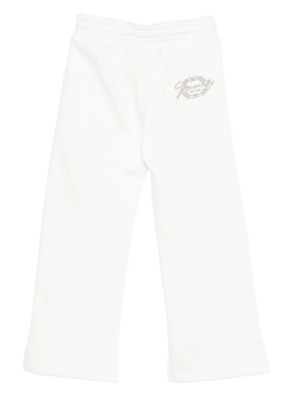 Givenchy Kids drawstring wide-leg trousers Wit