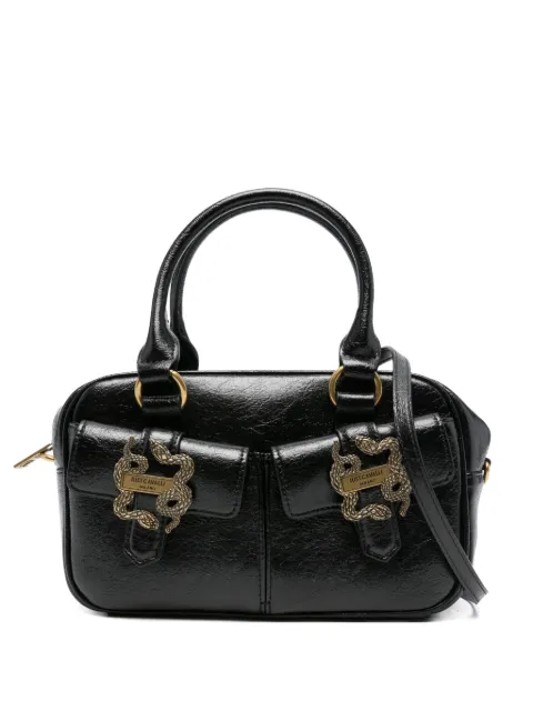 Just Cavalli Bolsa tote com detalhe de cobra