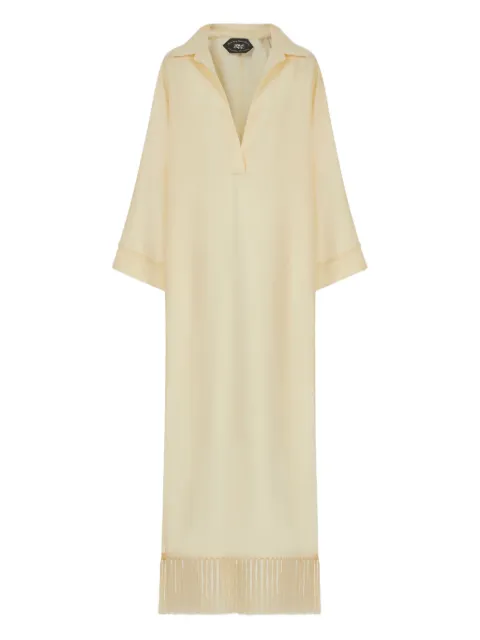 Taller Marmo Bordighera fringe-trimmed maxi dress