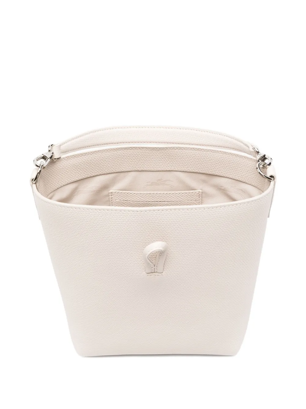 Longchamp Le Roseau bucket-tas met gespdetail Beige