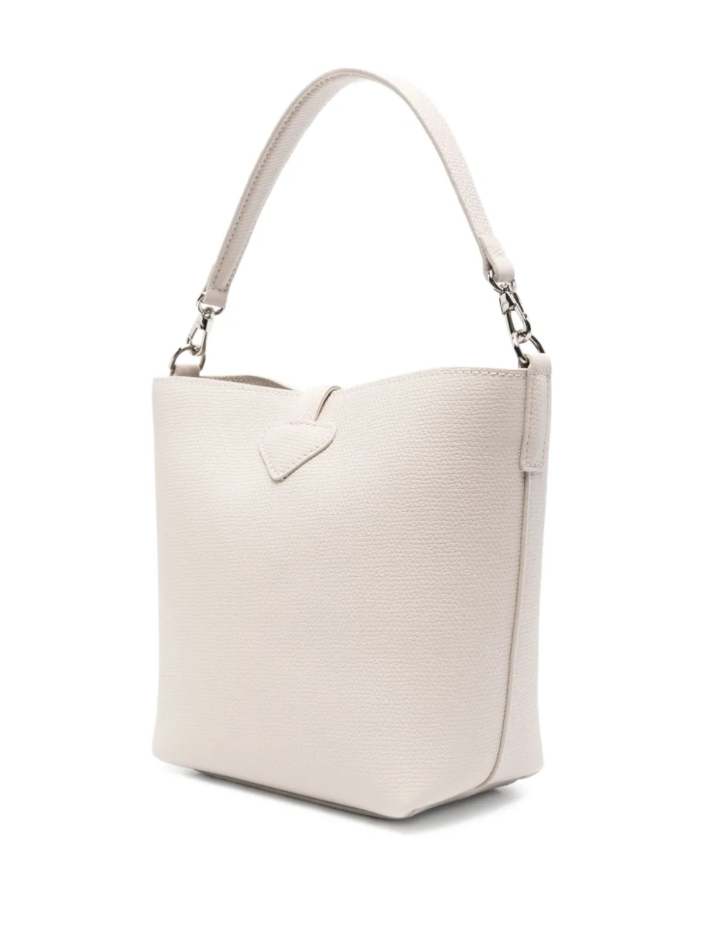 Longchamp Le Roseau bucket-tas met gespdetail Beige