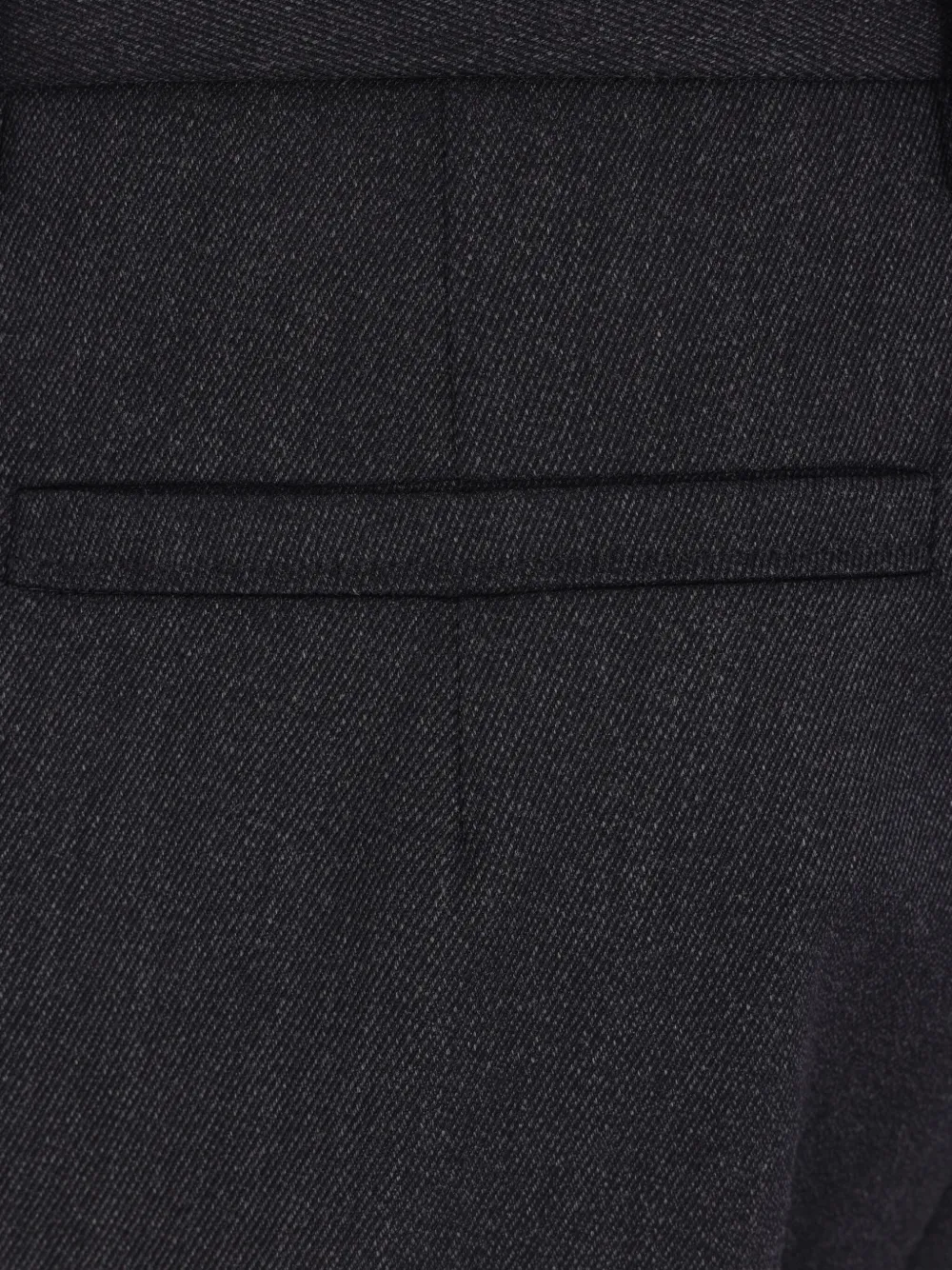 Zegna Pantalon met geplooide voorkant Grijs