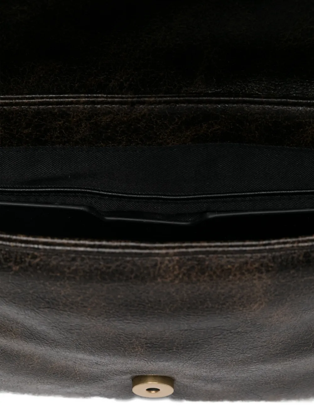 Just Cavalli snake-buckle shoulder bag Bruin