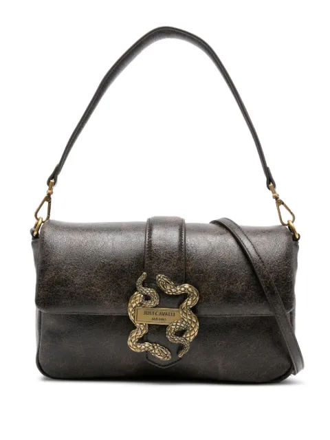 Just Cavalli snake-buckle shoulder bag