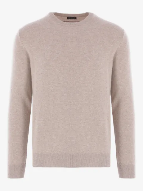 Zegna suéter con cuello redondo