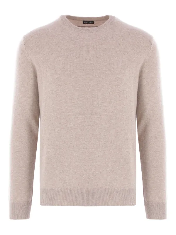 Ermenegildo Zegna カシミヤ100 クルーネックセーター カシミヤ 100％ 無地 クルーネック セーター メンズ 男性 ニット