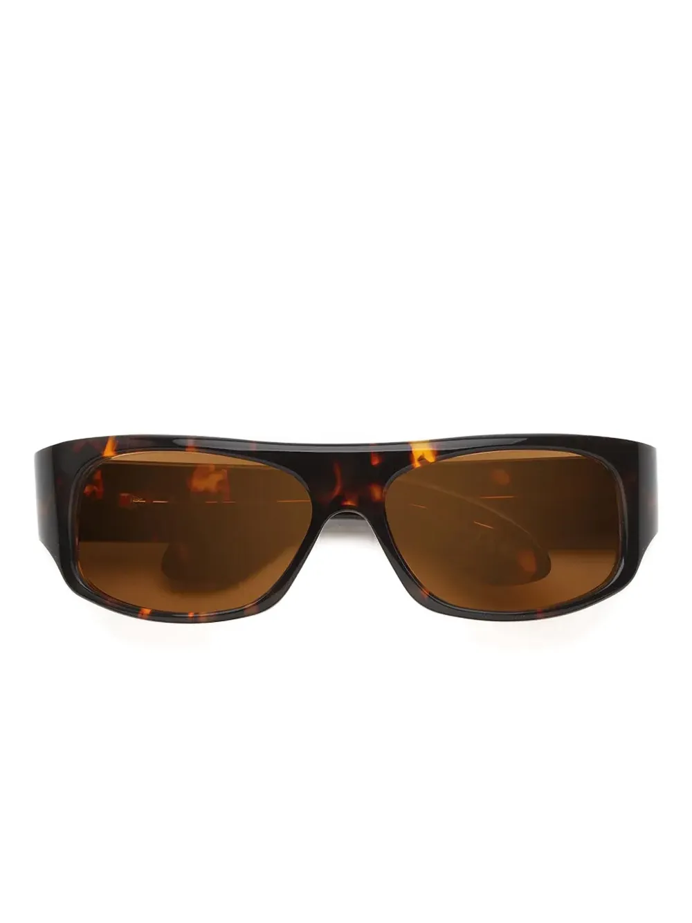 Marni Eyewear Uailus tortoiseshell rectangle sunglasses Bruin